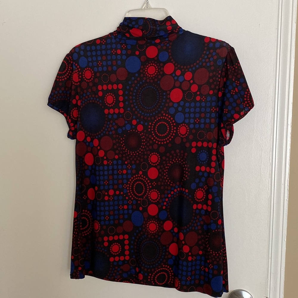 NEW DIRECTION Artist pattern blouse - Picture 4 of 7